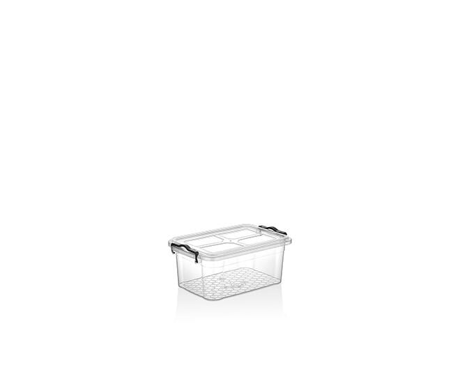 5 lt. Şeffaf kapaklı saklama kutusu HS-013