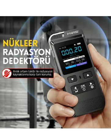 FNIRSI GC-02 Geiger Sayacı Nükleer Radyasyon Test Cihazı