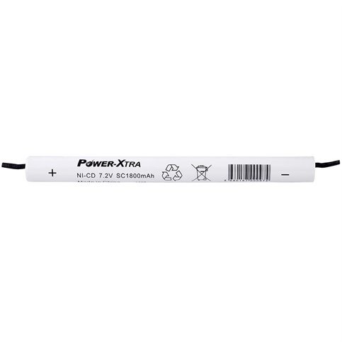 Power-Xtra 6S1P - 7.2V 1800 Mah SC - Ni-Cd Şarjlı Batarya - Pinli