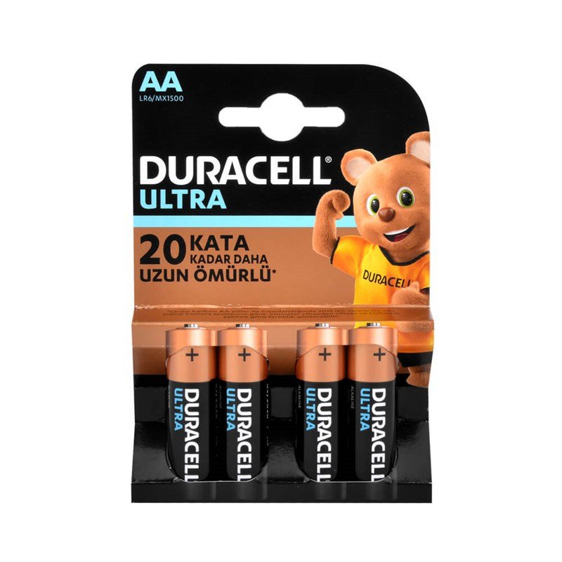 Duracell Ultra Power Powercheck AA Size Alkalin Kalem Pil