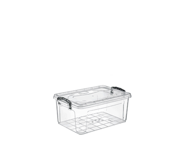 22 lt. Şeffaf kapaklı saklama kutusu HP-547