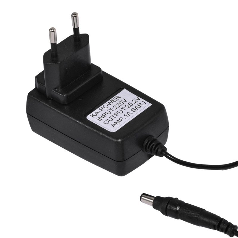 KA 25.2V 1Ah Li-ion Şarj Adaptörü
