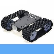 Arduino TP101 Metal Paleti Alüminyum  Panelli 33GB-520 12v DC Motorlu Robot Tank Seti