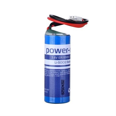 Power-Xtra 1S1P - 3.6V ER18505 A Size Li-SOCI2 Lithium Batarya - Ters Soketli - V2 - 106694