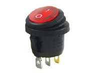 220 Volt Yuvarlak Işıklı Anahtar Su Geçirmez   3P  IC-131W