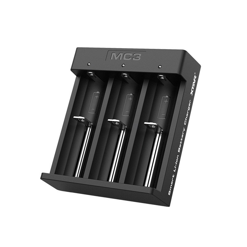 Xtar MC3 - Taşınabilir Li-ion Pil Şarj Cihazı / 3lü