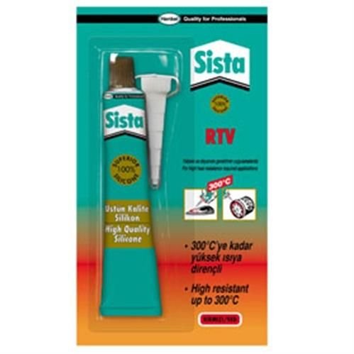 Sista RTV Silikon - Sıvı Conta (300°C) 50 g Tüp