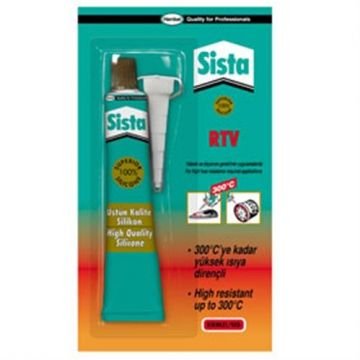 Sista RTV Silikon - Sıvı Conta (300°C) 50 g Tüp