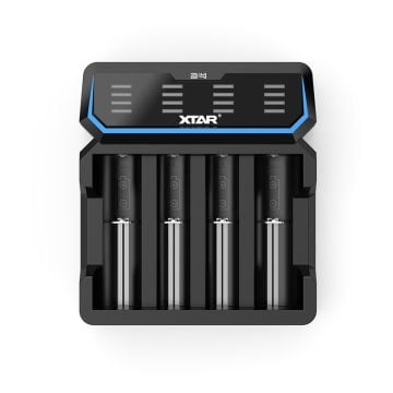 Xtar D4 - Taşınabilir Hızlı  Li-ion Pil Şarj Cihazı / 4lü