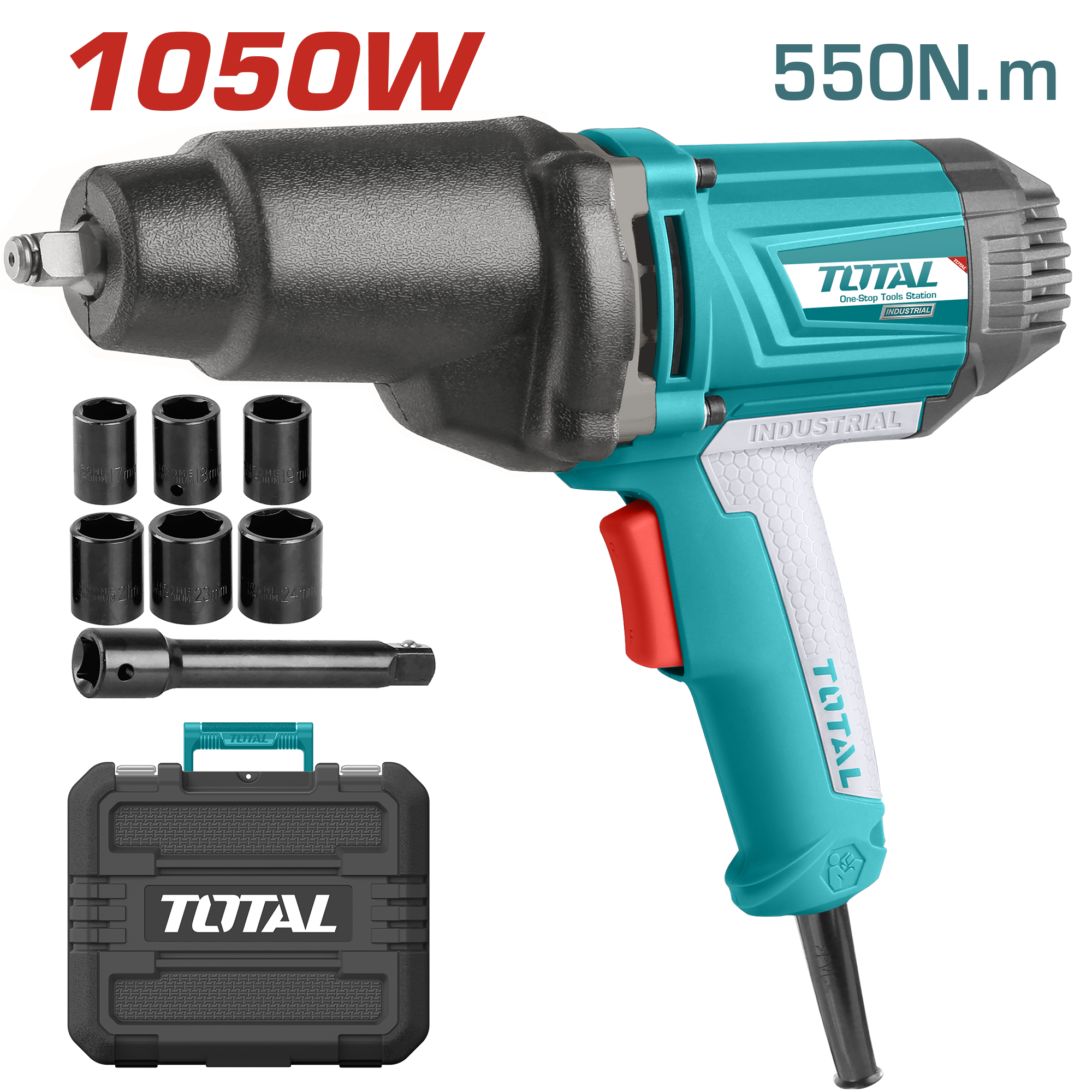 TOTAL 1/2” ELEKTRİKLİ SOMUN SÖKME  TIW10101