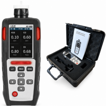 GD-3806 Pompalı 4 'lü Gaz Dedektörü | O₂, CO, H₂S, LEL