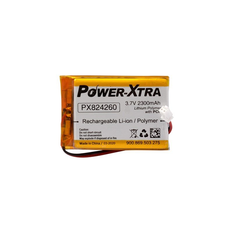 Power-Xtra PX824260 3.7V 2300 mAh Li-Polymer Pil (Soketli/Devreli/3.0A)