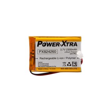 Power-Xtra PX824260 3.7V 2300 mAh Li-Polymer Pil (Soketli/Devreli/3.0A)