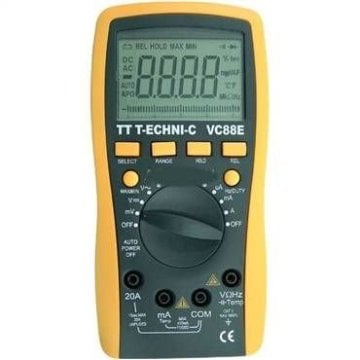 TT T-ECHNI-C VC 88E Dijital Ölçü Aleti