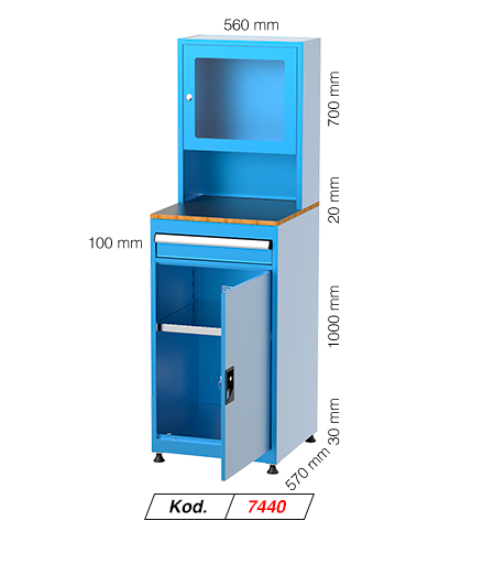 LCD Ekran için Bilgisayar Kabini 7440