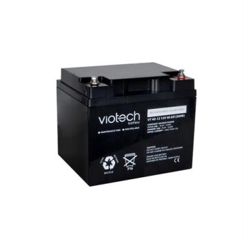 Viotech VT1240 12V 40 Ah Bakımsız Kuru Akü