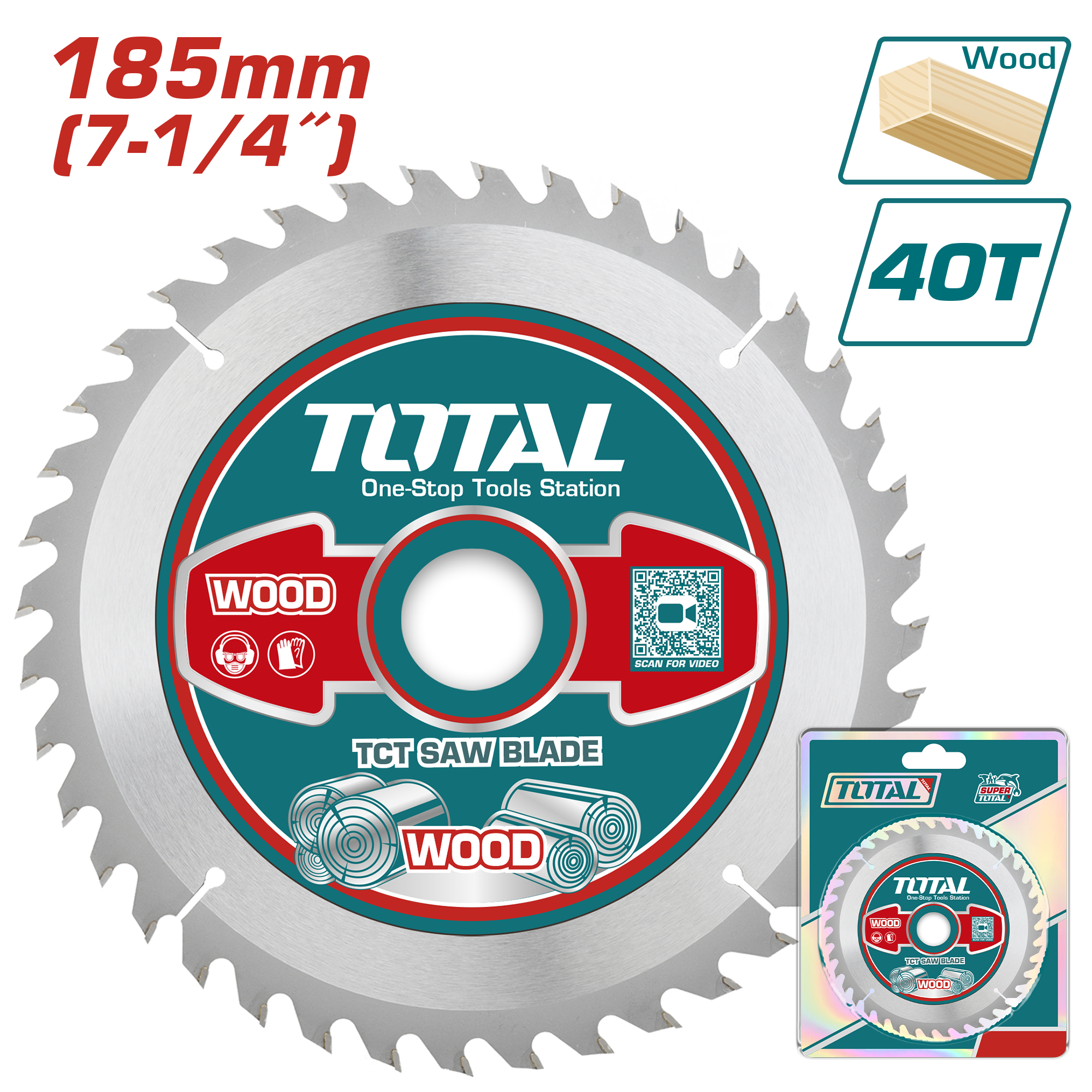 TOTAL Daire Testere Yedek Bıçak TAC231415