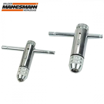 Mannesmann 524-05-12 T-Tipi Cırcırlı Kılavuz Kolu, M 5 - 12, 100mm