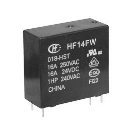 RÖLE 12V DC 16A TEK KONTAK