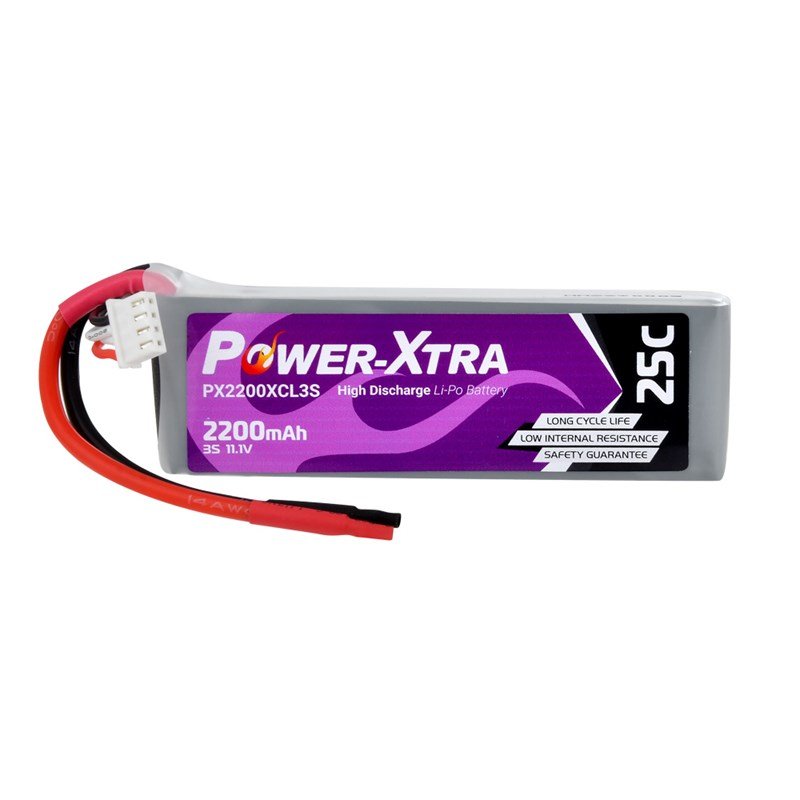 Power-Xtra PX2200XCL 11.1V 3S1P 2200 mAh (25C) Li-Polymer Pil
