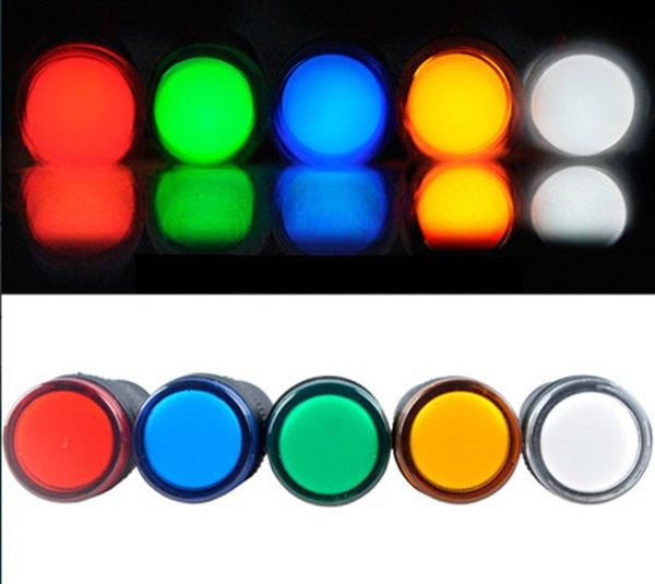 22mm Sinyal Lambası 24V 1 Adet  Turuncu