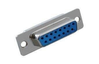 15 PIN DİŞİ D-SUB KONNEKTÖR - 2 SIRA