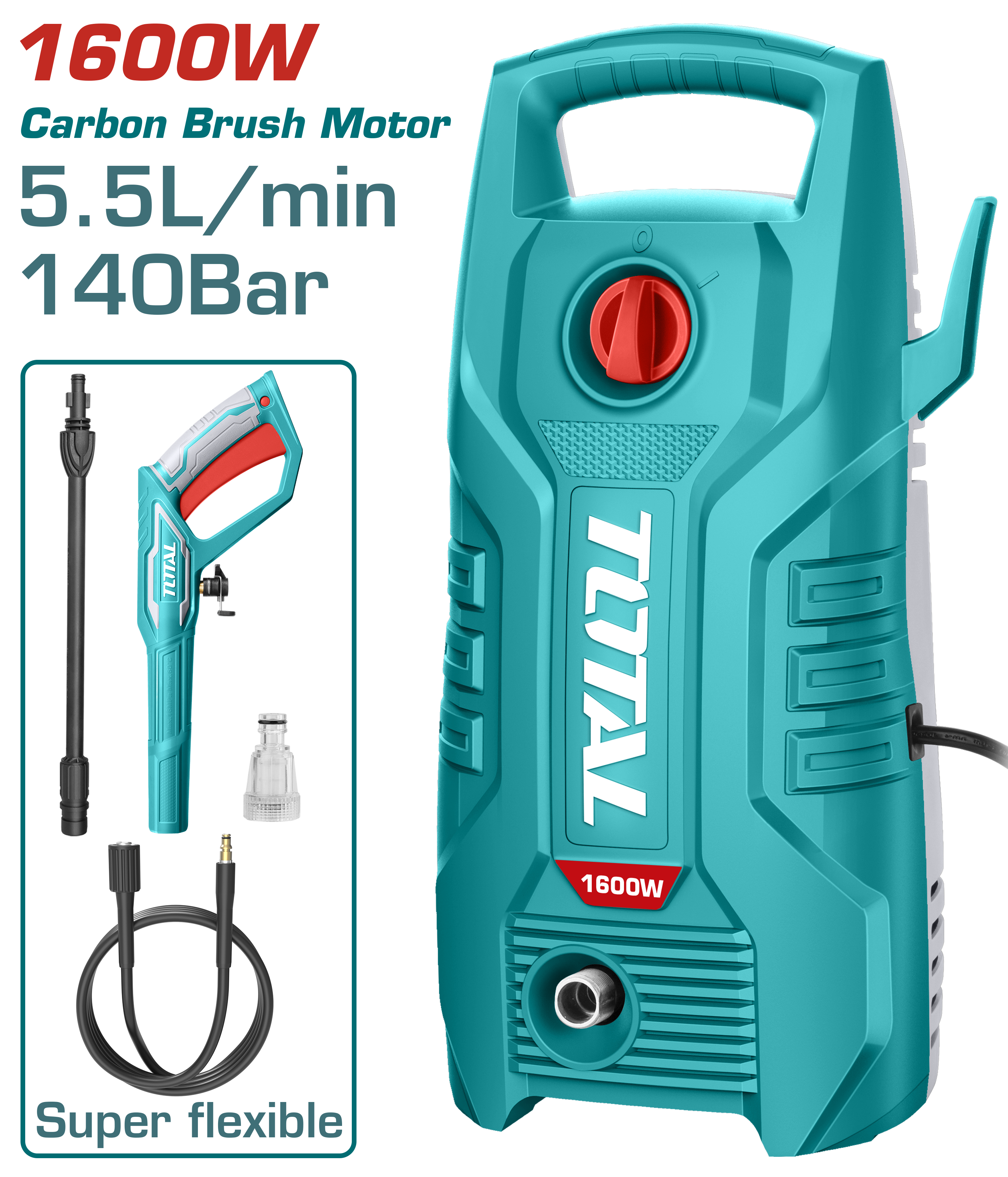 TOTAL YÜKSEK BASINÇLI YIKAMA MAKİNESİ   TGT11336