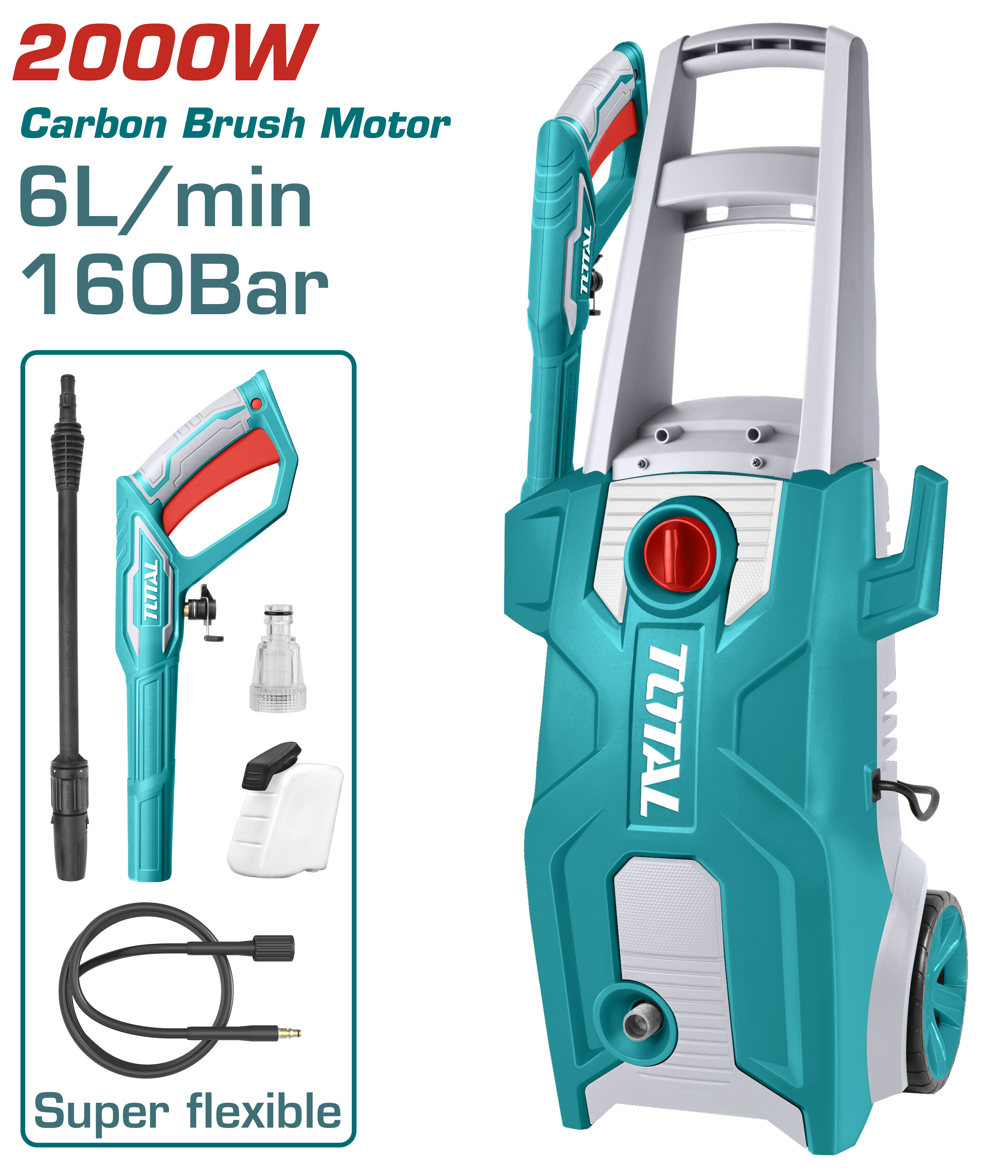 TOTAL YÜKSEK BASINÇLI YIKAMA MAKİNESİ  TGT11376