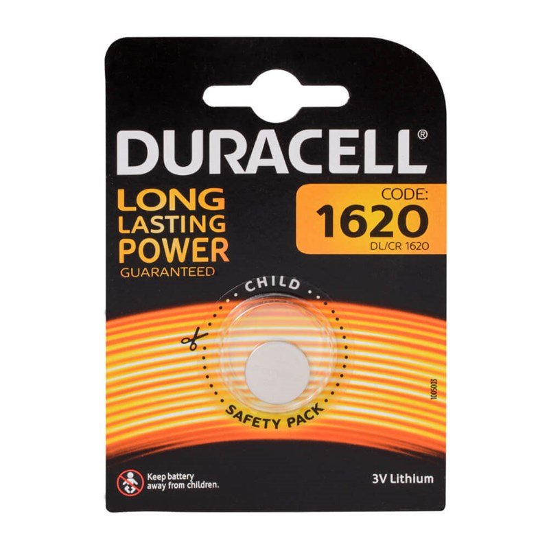 Duracell CR1620 Lithium 3V Pil 1li