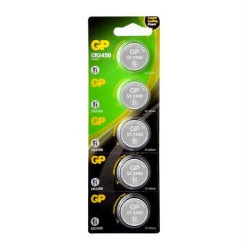 GP CR2450, DL2450 3V Lithium Hafıza Pili 5'li