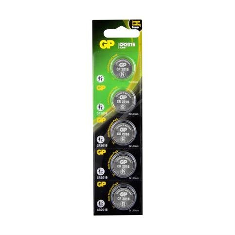 GP CR2016 Lithium Cell 5'li Blister Hafıza Pili