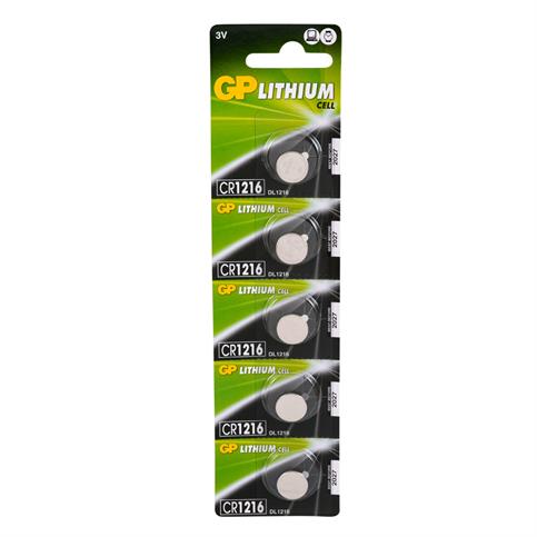 GP CR1216 Lithium Cell 5'li Blister Hafıza Pili