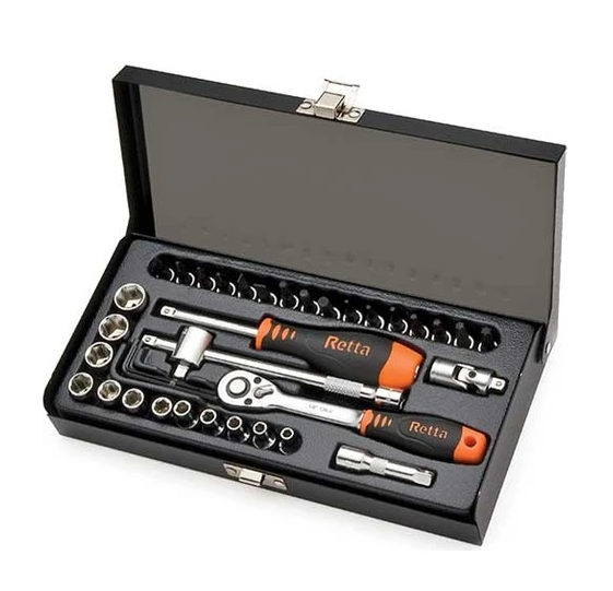 Retta RLT4002 1/4 40 Parça 6 Köşe Lokma Takımı