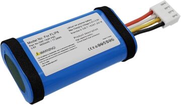 Sertec JBL Flip 6 uyumlu 3.7v 4800 mah Soketli Batarya