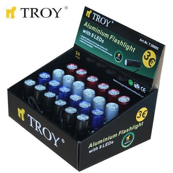 TROY 28093 El Feneri (24 Adet, Standlı)