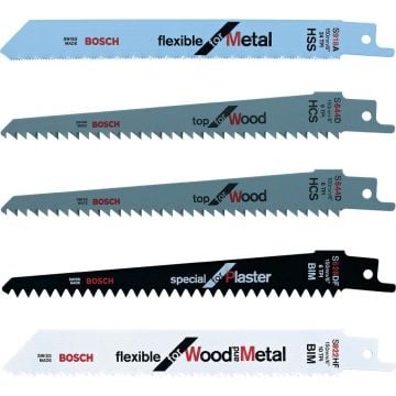 Bosch KEO Bahçe Testeresi İçin 5'li  Çok Amaçlı Kullanım İçin Bıçak Seti