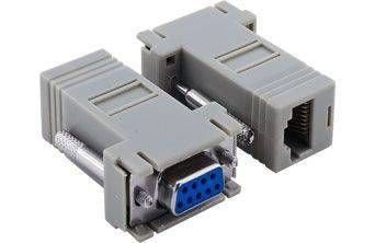 8P/8C DİŞİ - 9 PIN DİŞİ D-SUB ADAPTÖR