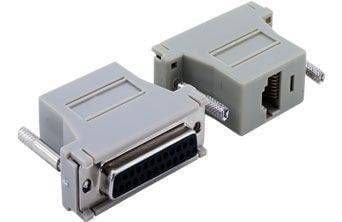 8P/8C DİŞİ - 25 PIN DİŞİ D-SUB ADAPTÖR