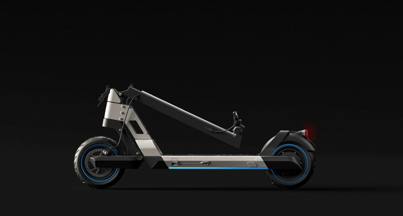 Hifree G1 500 W Elektrikli Amortisörlü Scooter Beyaz RENK