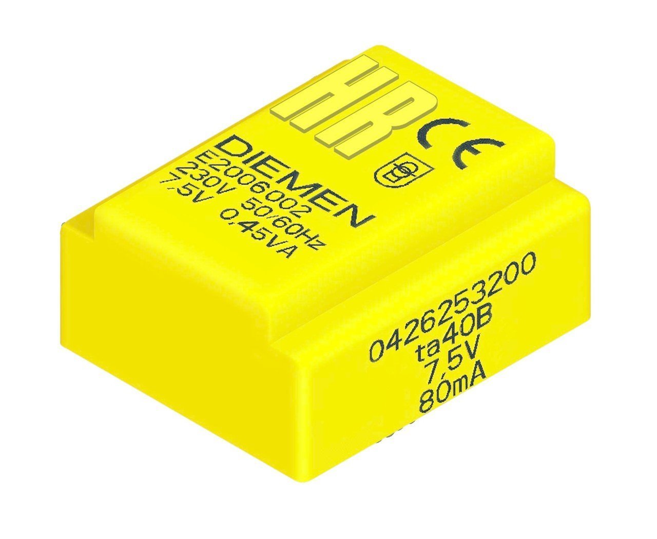 0.35VA  2x9V Kapalı Tip Trafo