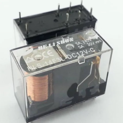 HLS-14F3L-DC12V-C 5A 8 Pin Çift Kontak Röle