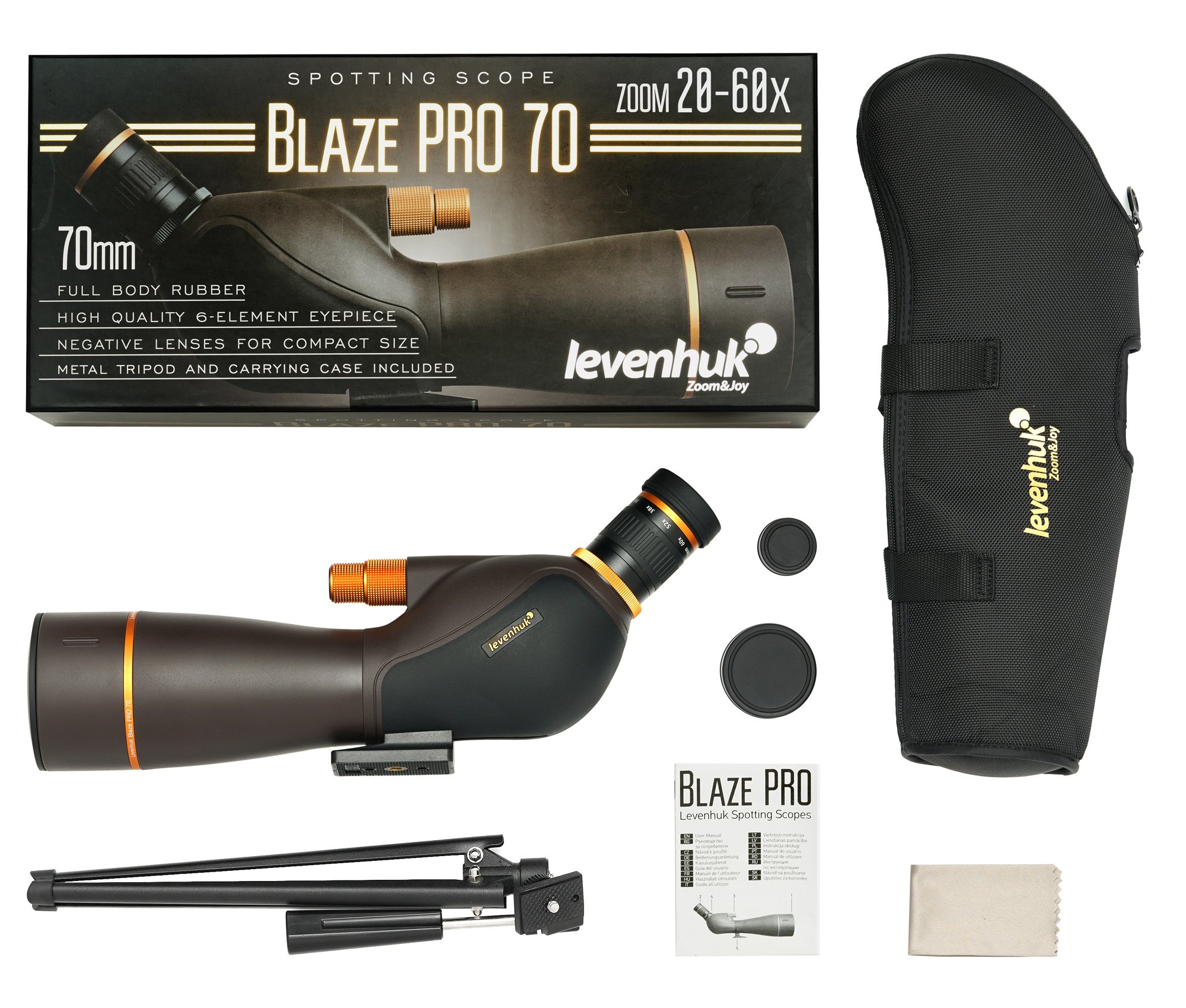 Levenhuk Blaze PRO 70 Gözlem Teleskopu