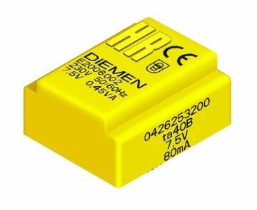0.35VA 2x24V Kapalı Tip Trafo