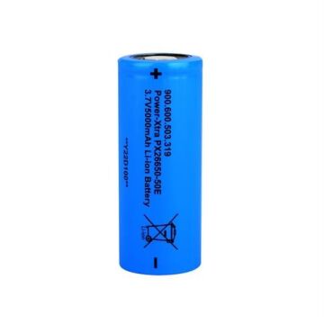 Power-Xtra PX26650-50E -  3.7V 5000Mah Li-İon Şarjlı Pil-15A