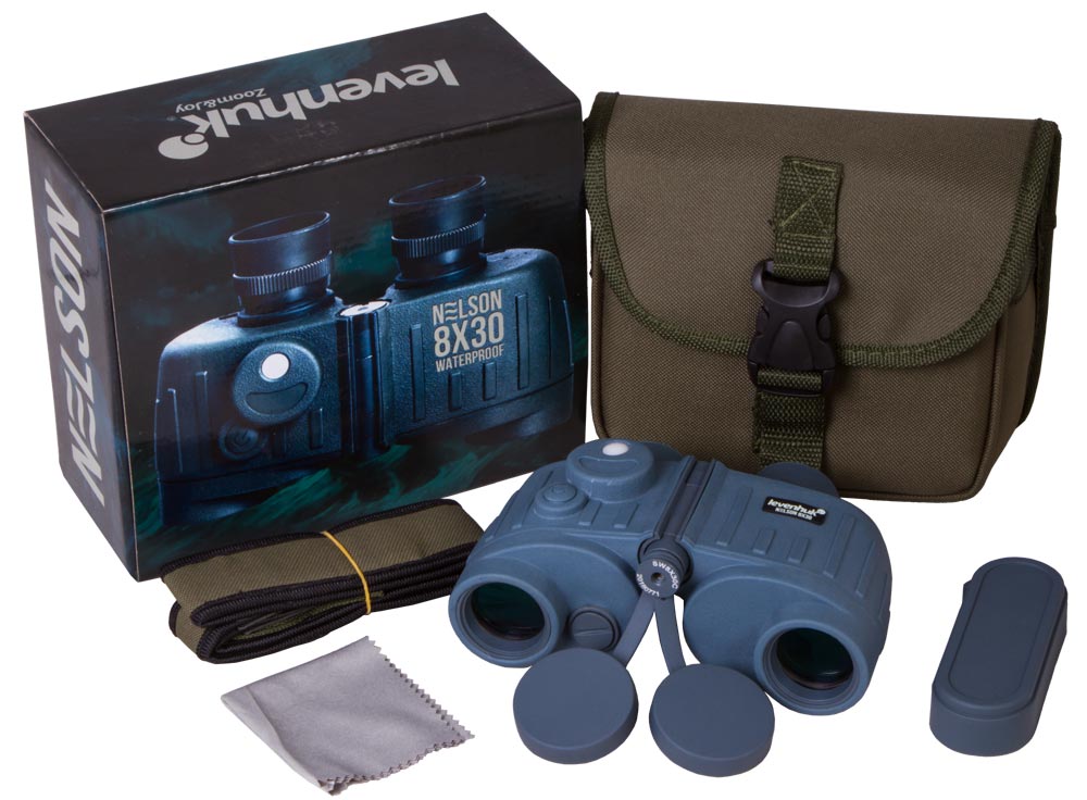 Levenhuk Nelson 8x30 Artıkıllı ve Pusulalı Binoküler Dürbün