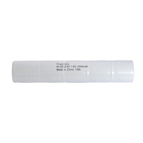 Power-Xtra 6V Ni-Cd 1/2D 2500 Mah Maglite Şarjlı Pil