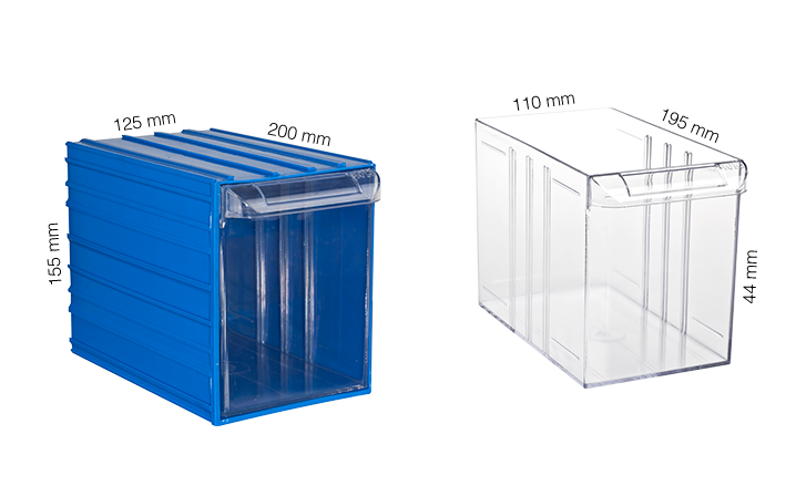 Plastik Çekmeceli Ünite 401-3D Tekli