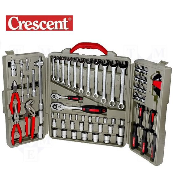 CRESCENT CTK 45EU Profesyonel Lokma Anahtar Takımı (1/4'', 45 Parça, Metrik)