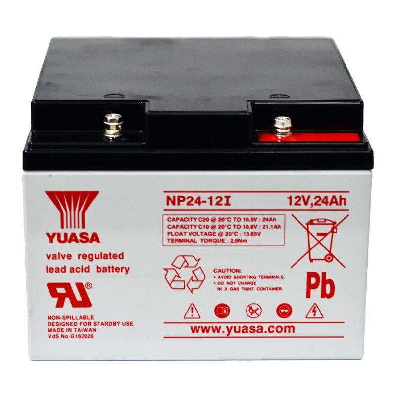 Yuasa NP 12V 24Ah Bakımsız Akü
