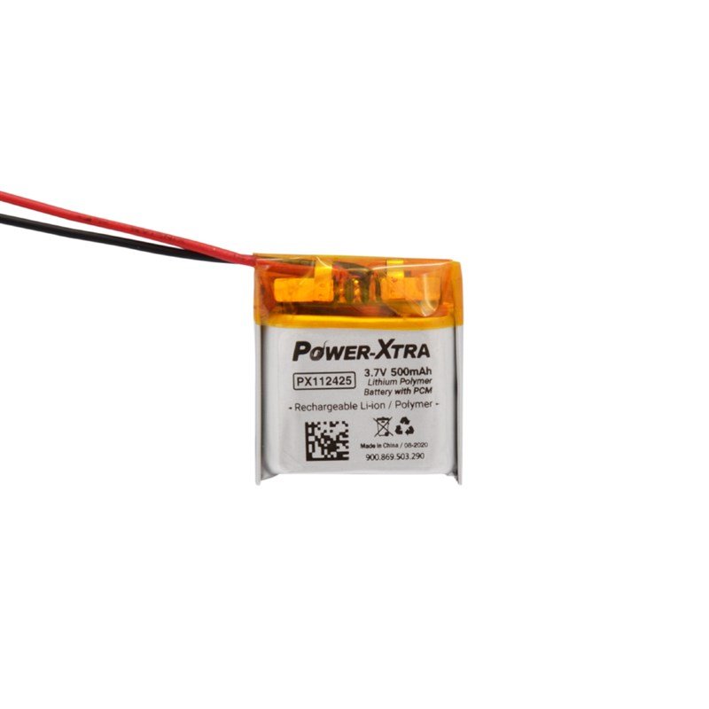 Power-Xtra PX112425 - 3.7V 500 mAh Li-Polymer Pil -Devreli-1.5A